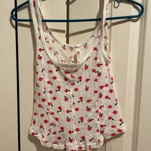 NWOT Free People rose tank